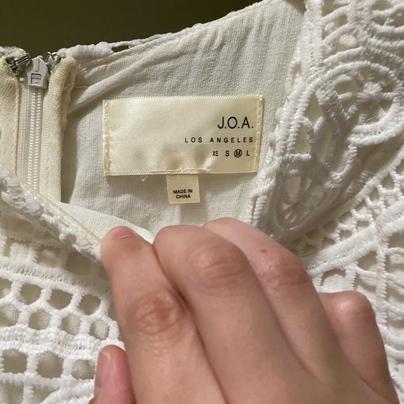 House of J.O.A. White Bridal/Graduation Mini Dress - Picture 3 of 3